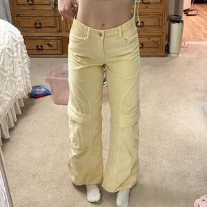 Urban outfitters butter yellow corduroy pants